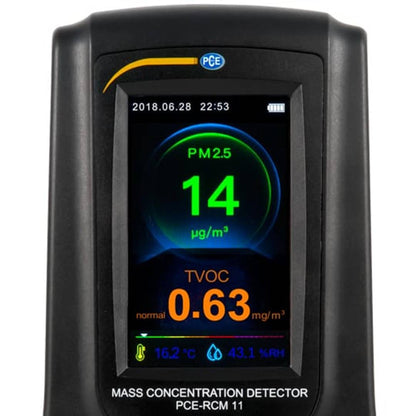 Medidor de partículas PCE-RCM 11