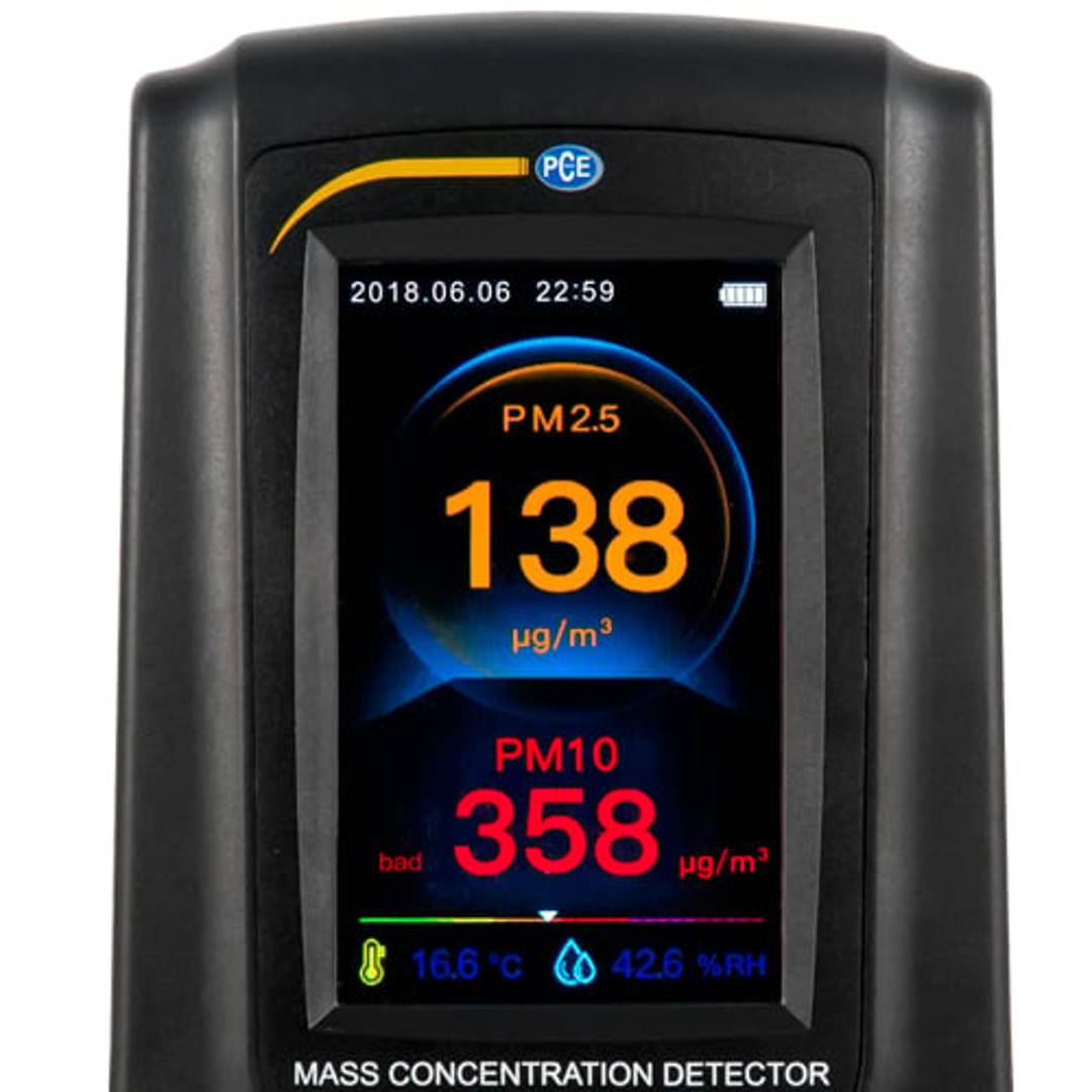 Medidor de partículas PCE-RCM 11