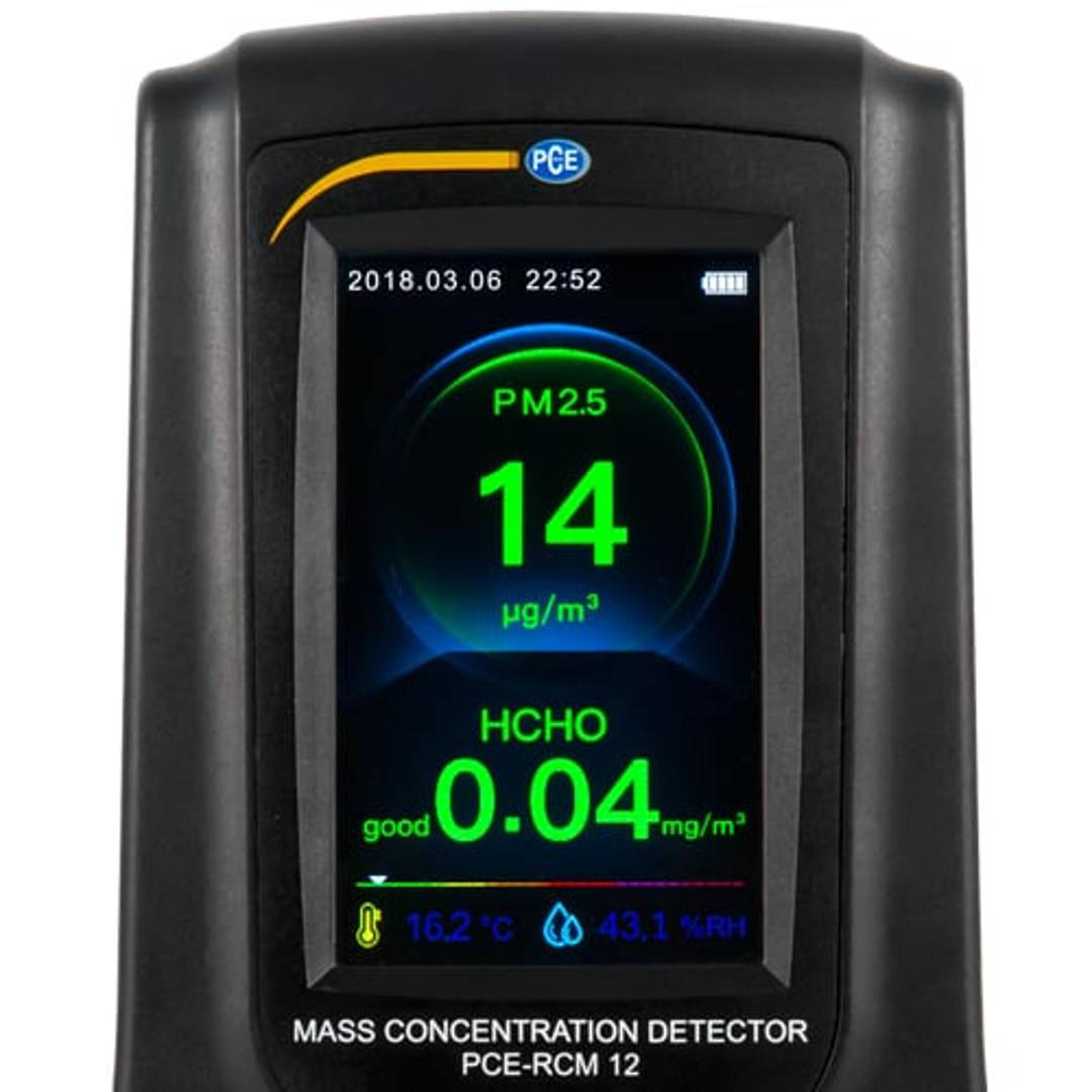 Medidor de partículas PCE-RCM 12