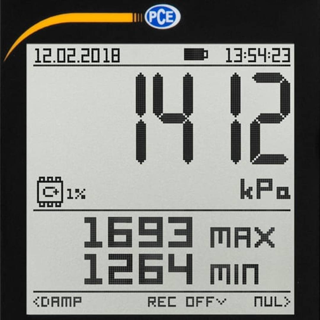 Medidor de presión PCE-PDA 1000L