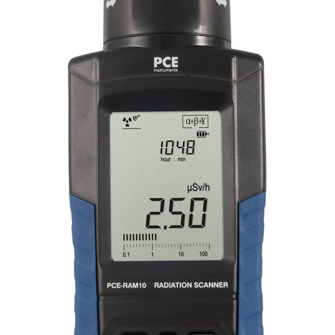 Medición de radioactividad PCE-RAM 10