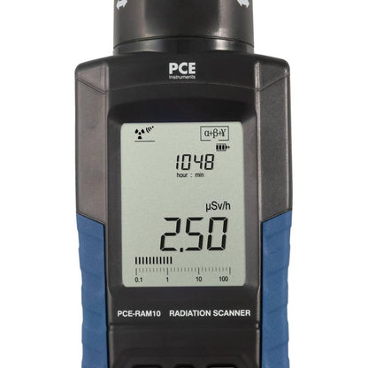 Medición de radioactividad PCE-RAM 10