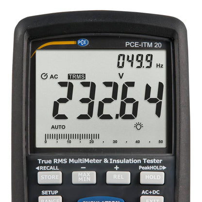 Amperímetro PCE-ITM 20