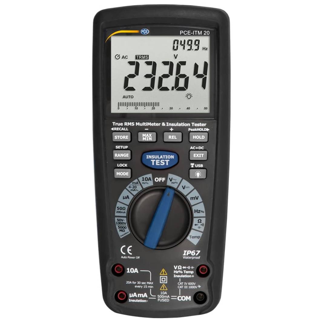 Amperímetro PCE-ITM 20