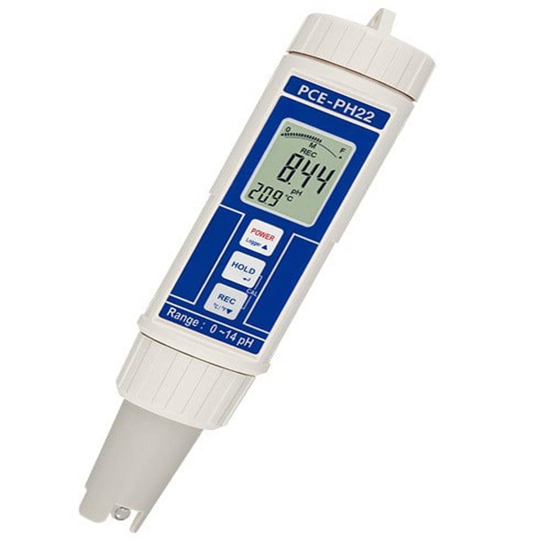 Medidor de pH para piscinas de agua salada PCE-PH 22