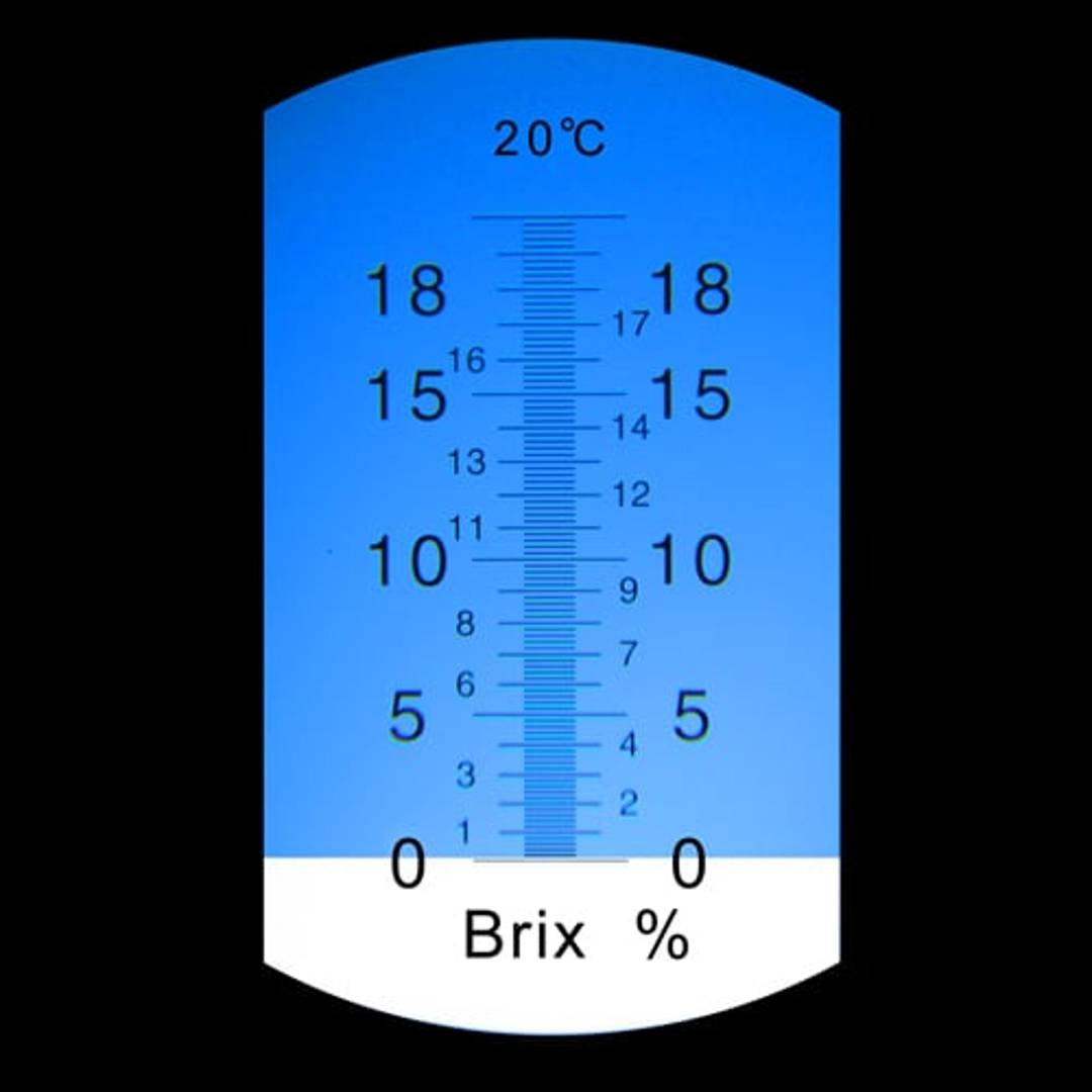 Refractómetro de mano para vinos y zumos PCE-018