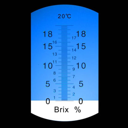 Refractómetro de mano para vinos y zumos PCE-018