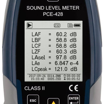 Sonómetro PCE-428