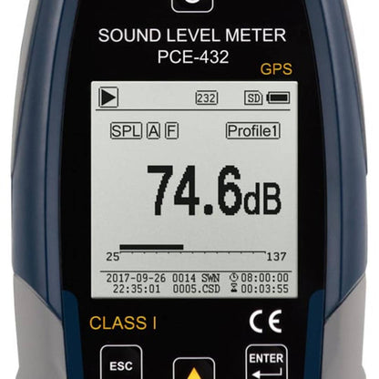 Sonómetro PCE-432