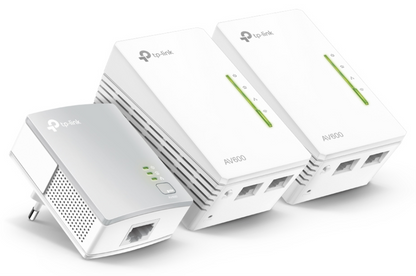 TP-Link TL-WPA4220T KIT adaptador de red PowerLine 300 Mbit/s Ethernet Wifi Blanco 3 pieza(s)