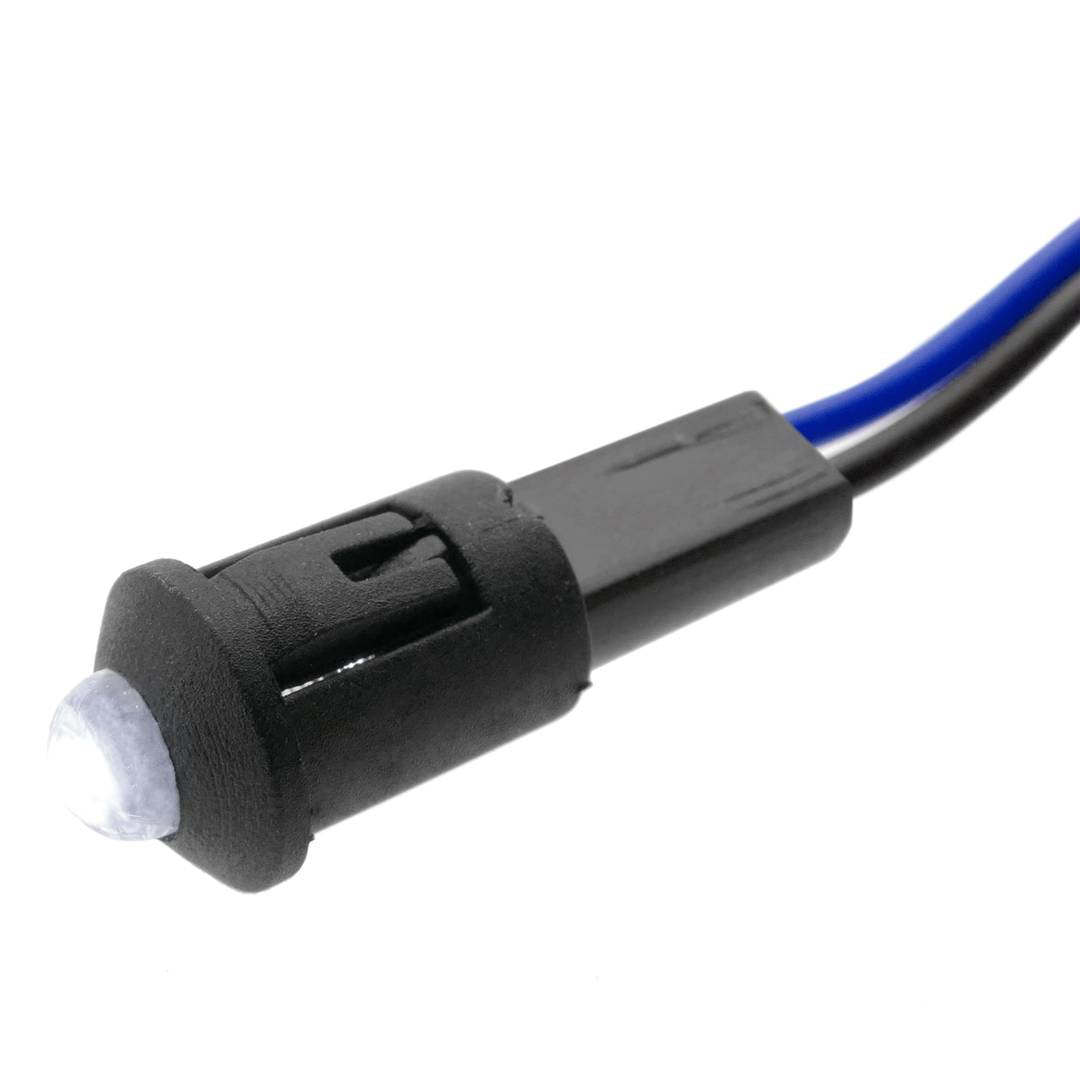 Luz LED piloto de 8mm 220VAC de color blanco