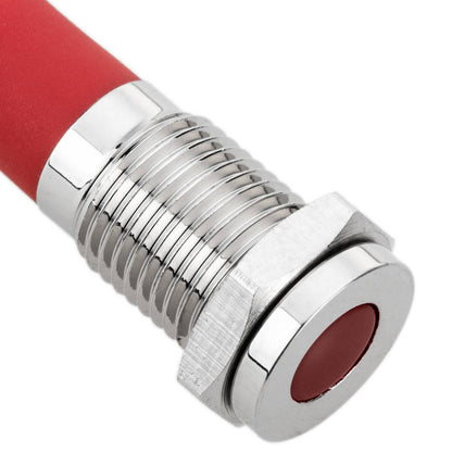 Luz LED Piloto de 8mm 12VDC para montaje en panel de color rojo