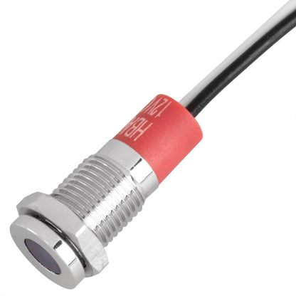 Luz LED Piloto de 8mm 12VDC para montaje en panel de color azul