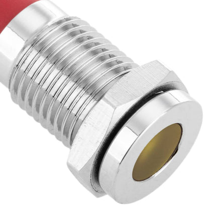 Luz LED Piloto de 8mm 220VAC para montaje en panel de color amarillo 10 pack