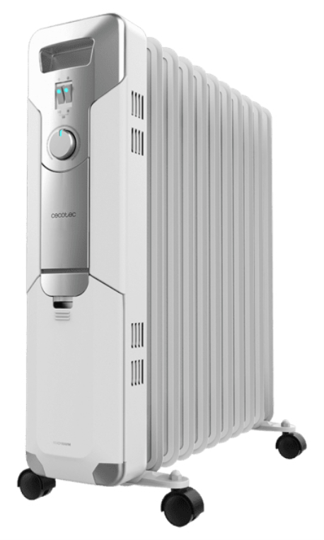 Cecotec 05884 calefactor electrico Interior Blanco 2500 W Radiador de aceite electrico