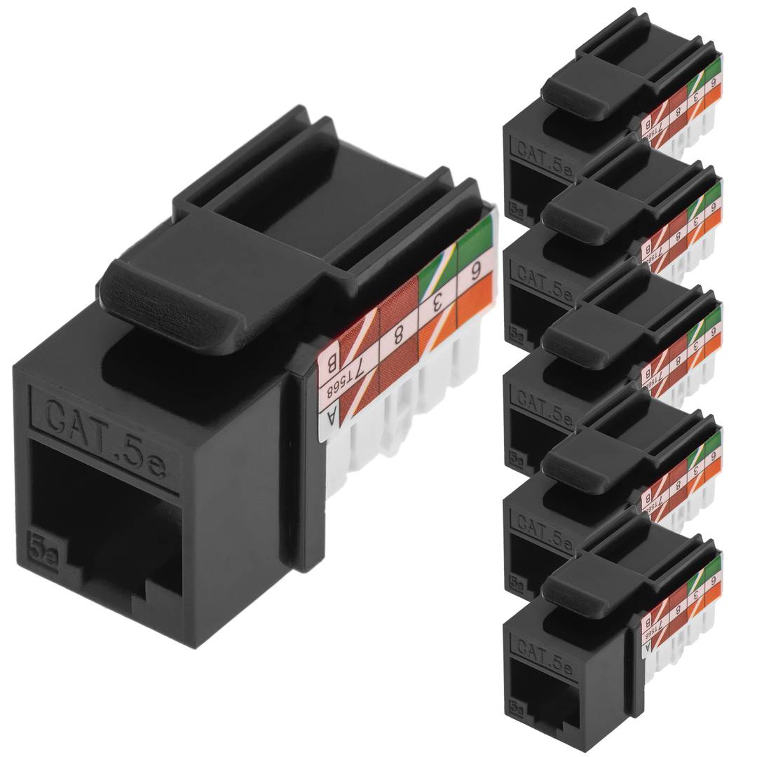Keystone RJ45 hembra TB110 Cat. 5e UTP pack de 6 unidades