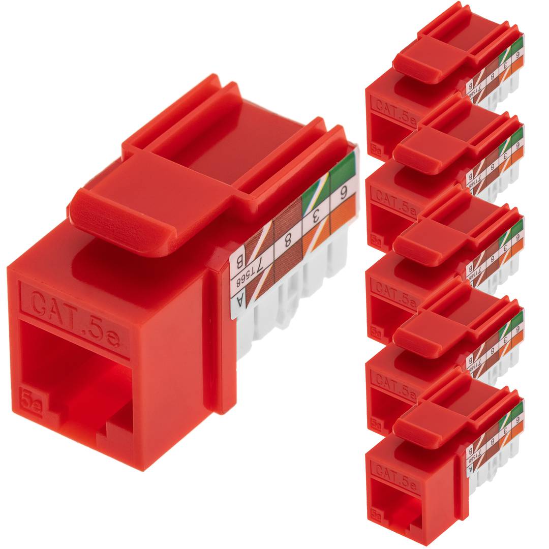 Keystone RJ45 hembra TB110 Cat. 5e UTP pack de 6 unidades