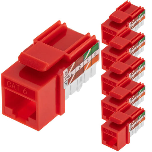 Keystone RJ45 hembra TB110 Cat. 6 UTP pack de 6 unidades