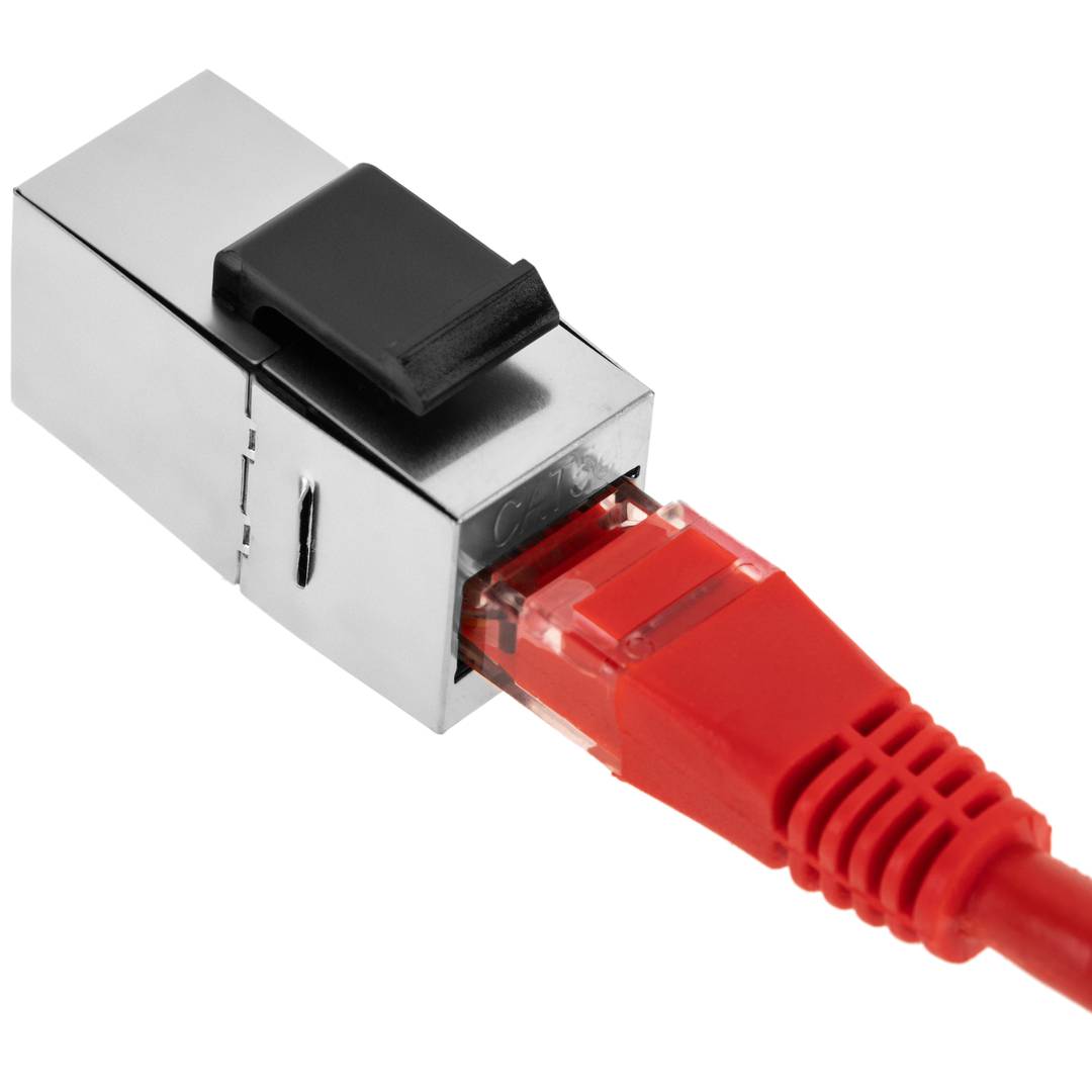 Acoplador Keystone RJ45 hembra a hembra Cat. 5e FTP pack de 6 unidades