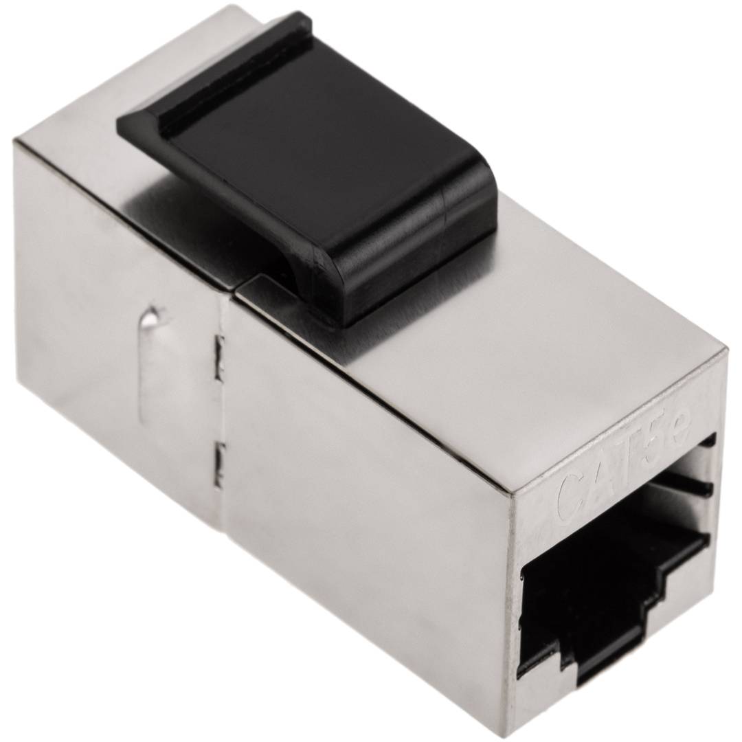 Acoplador Keystone RJ45 hembra a hembra Cat. 5e FTP pack de 6 unidades