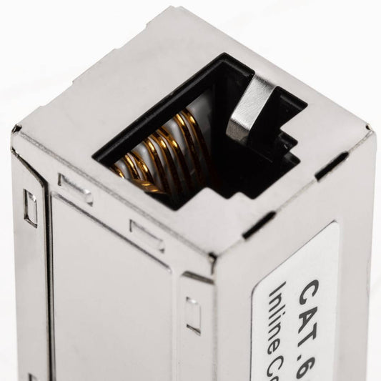 Acoplador Keystone RJ45 hembra a hembra Cat. 6 FTP pack de 6 unidades