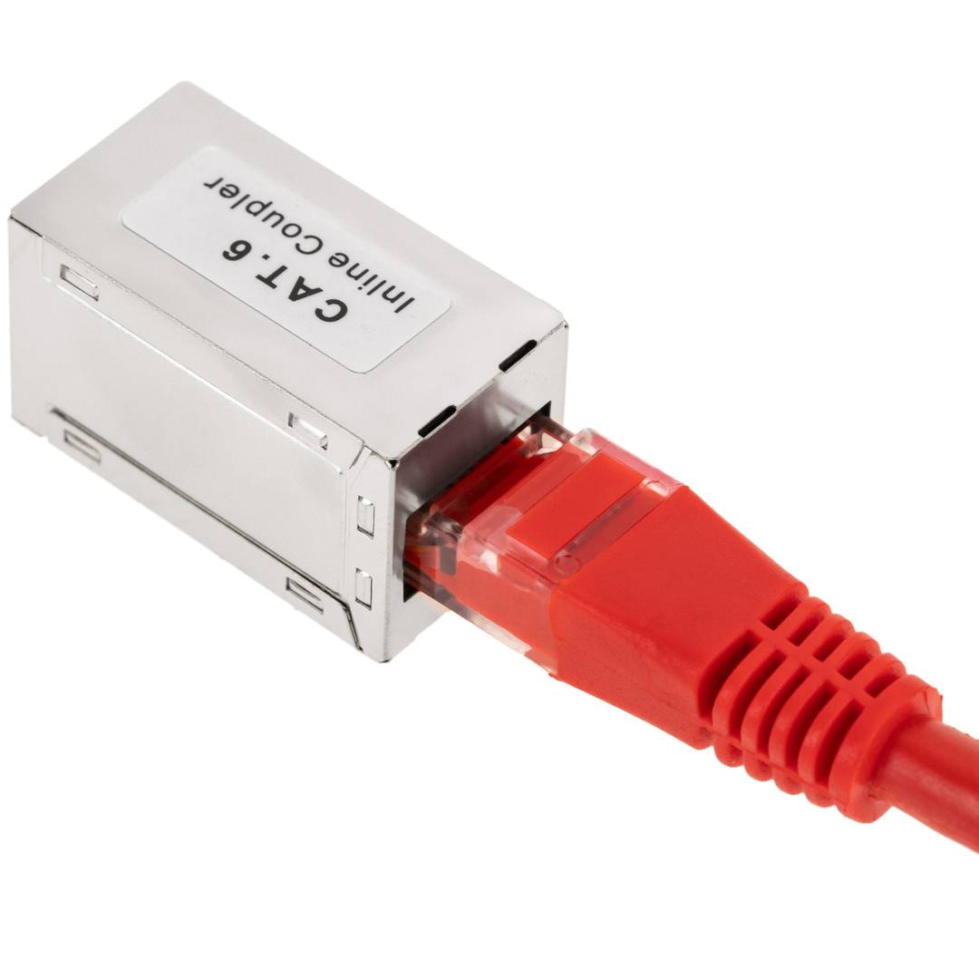 Acoplador Keystone RJ45 hembra a hembra Cat. 6 FTP pack de 6 unidades
