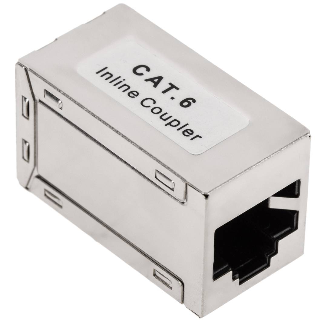 Acoplador Keystone RJ45 hembra a hembra Cat. 6 FTP pack de 6 unidades