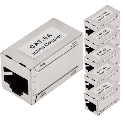 Acoplador Keystone RJ45 hembra a hembra Cat. 6a FTP pack de 6 unidades