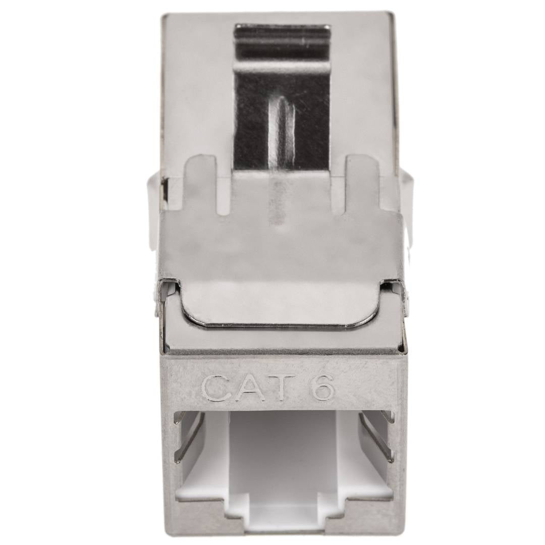 Acoplador Keystone RJ45 hembra a hembra Cat. 6 FTP pack de 6 unidades