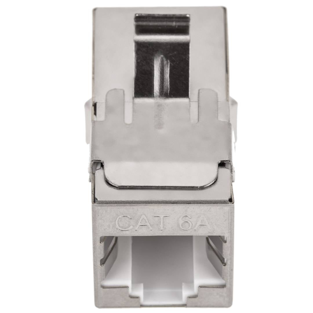 Acoplador Keystone RJ45 hembra a hembra Cat. 6a FTP pack de 6 unidades