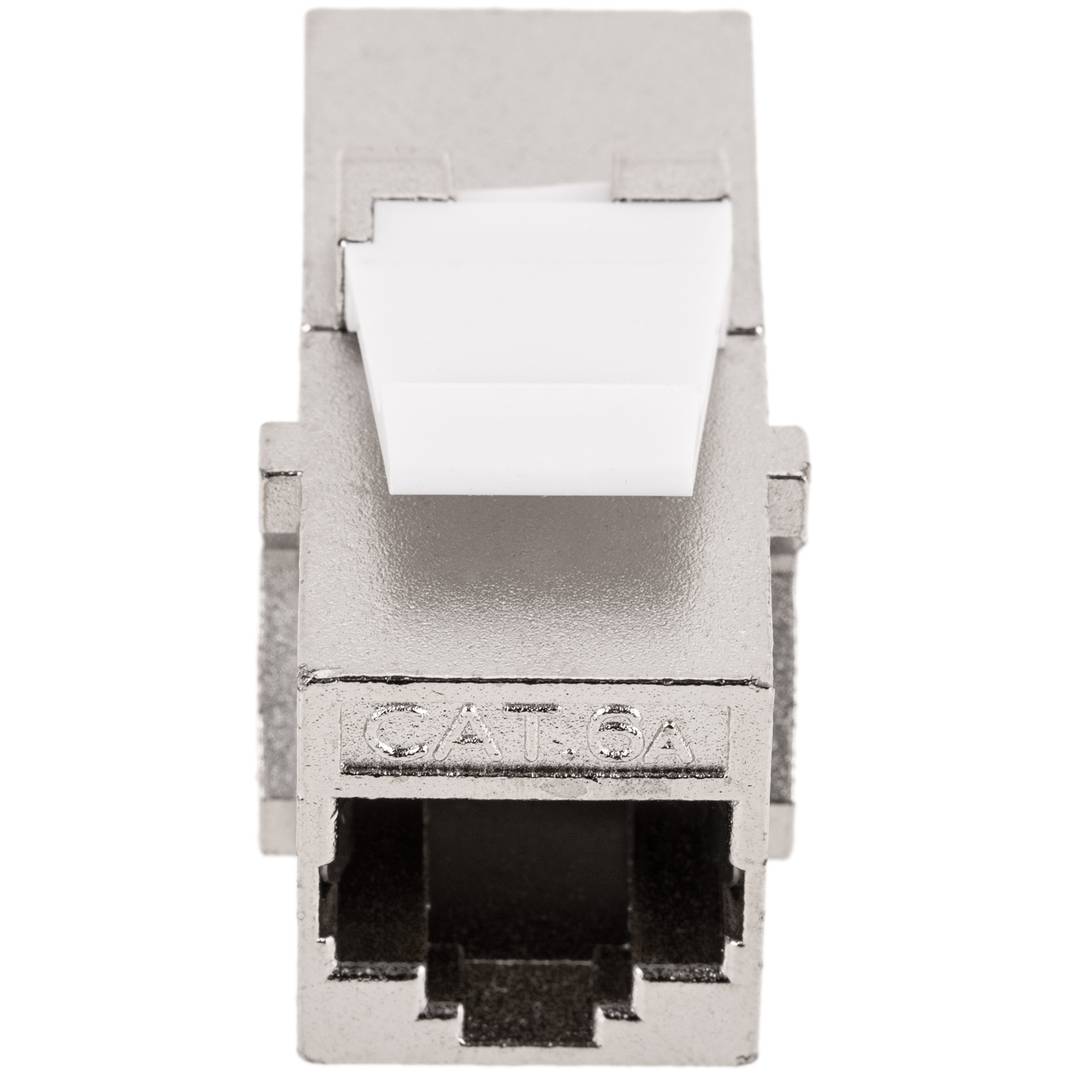 Acoplador Keystone RJ45 hembra a hembra Cat. 6a FTP pack de 6 unidades