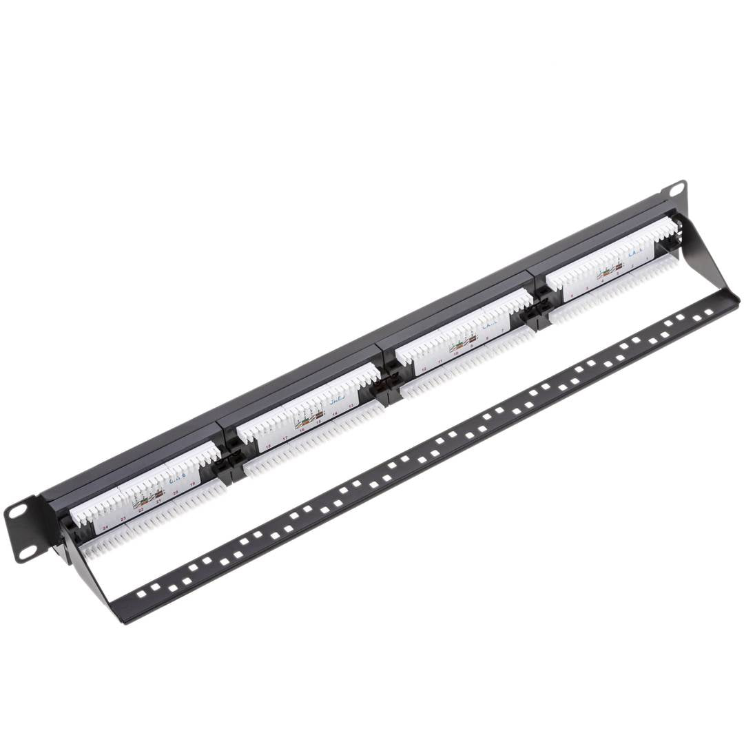 Patch panel 24 x RJ45 UTP cat.6 1Gb Ethernet