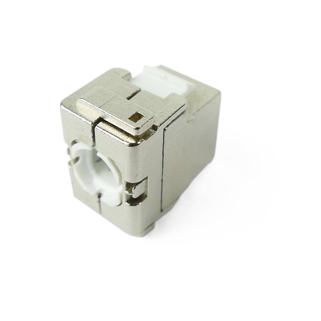 Keystone RJ45 hembra a TB110 Cat.6A STP con montaje sin herramientas