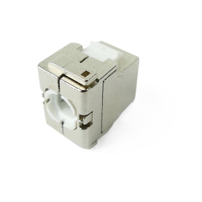 Keystone RJ45 hembra a TB110 Cat.6A STP con montaje sin herramientas