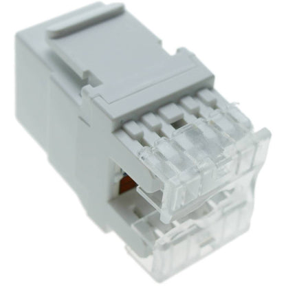 Keystone RJ45 hembra a TB110 Cat.6 UTP blanca