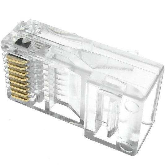Conector UTP Cat.5e RJ45 macho para crimpar a cable 100-pack