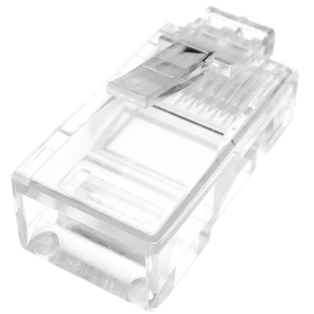 Conector UTP Cat.5e RJ45 macho para crimpar a cable 100-pack