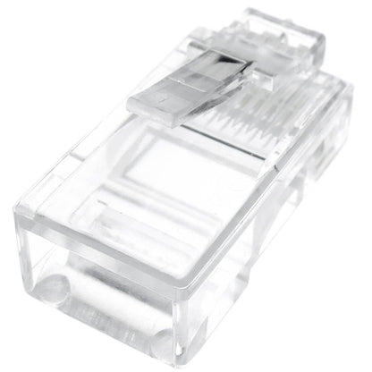 Conector UTP Cat.5e RJ45 macho para crimpar a cable 100-pack