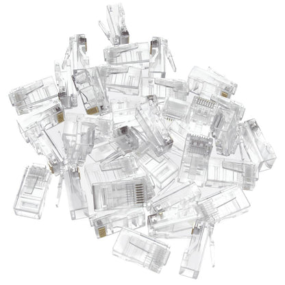 Conector UTP Cat.5e RJ45 macho para crimpar a cable 100-pack