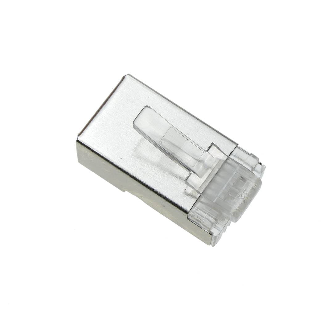 Conector FTP Cat.5e RJ45 macho para crimpar a cable 25-pack