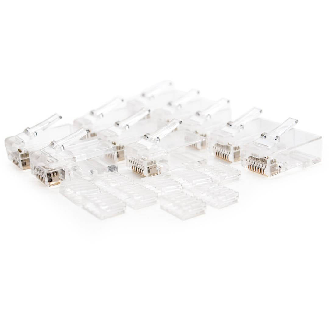 Conector UTP Cat.6 RJ45 macho para crimpar a cable 20-pack