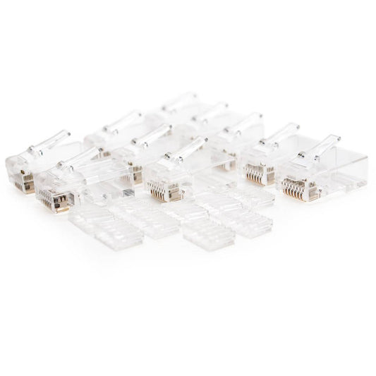 Conector UTP Cat.6 RJ45 macho para crimpar a cable 20-pack