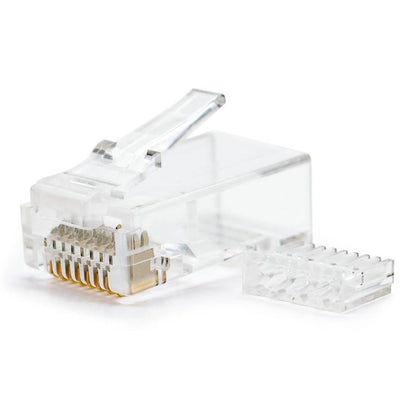 Conector UTP Cat.6 RJ45 macho para crimpar a cable 20-pack