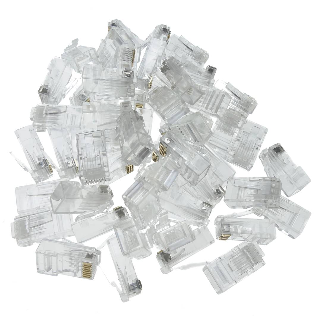 Conector UTP Cat.6 RJ45 macho para crimpar a cable 20-pack