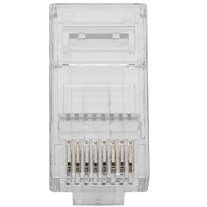 Conector UTP Cat.6 RJ45 macho para crimpar a cable 100-pack
