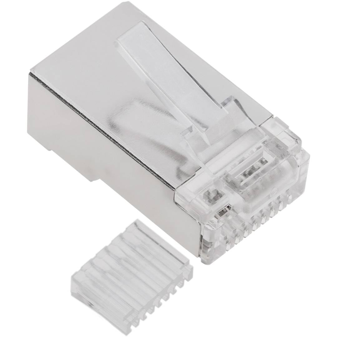 Conector FTP Cat.6 RJ45 macho para crimpar a cable 20-pack