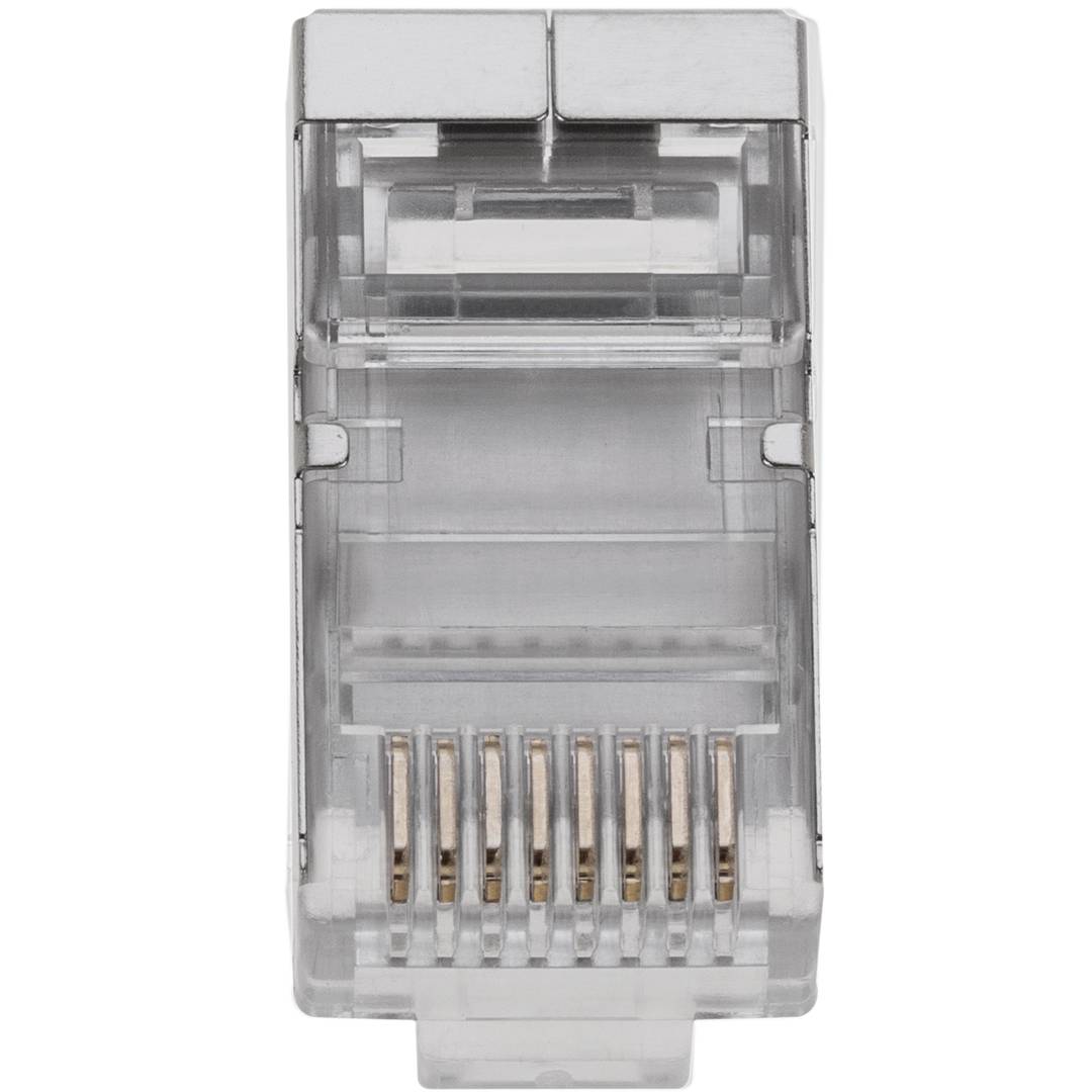 Conector FTP Cat.6 RJ45 macho para crimpar a cable 20-pack