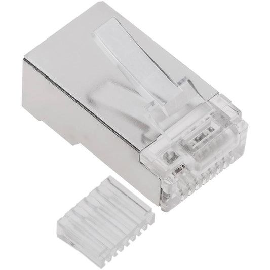 Conector FTP Cat.6 RJ45 macho para crimpar a cable 100-pack
