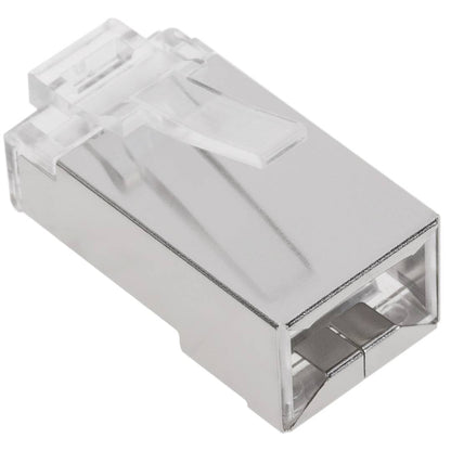 Conector FTP Cat.6 RJ45 macho para crimpar a cable 100-pack