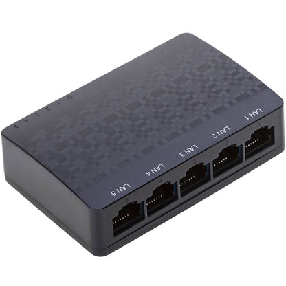 Conmutador gigabit ethernet LAN mini Switch 10/100/1000Mbps de 5 puertos UTP RJ45